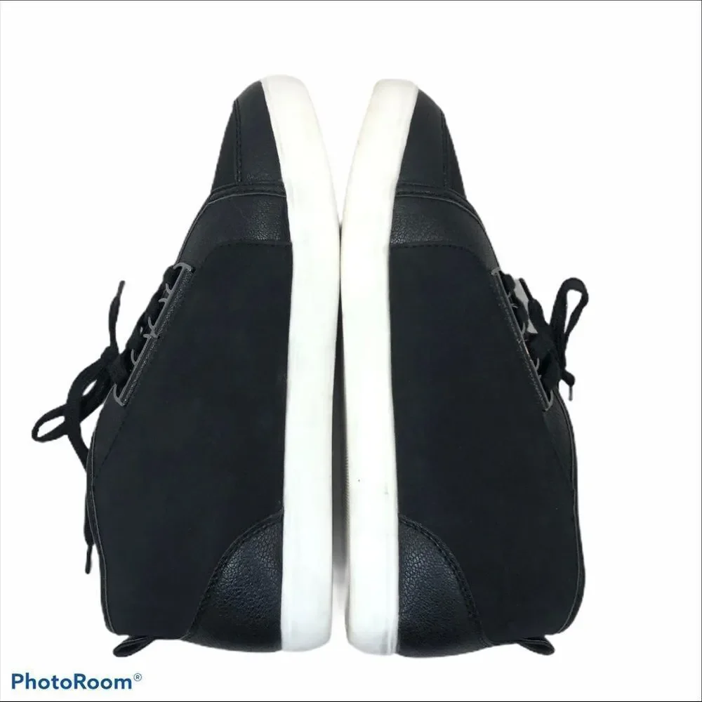 Nautica Ladies Lubec Black‎ High Top Sneakers